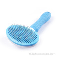 Brosse de bain de massage doux brosse à cheveux pour animaux de compagnie